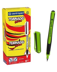 Ручка роллер Tornado Cool 4775 0 3 мм одноразовая корпус картонная упаковка Centropen