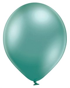 Шар латексный 14 хром Glossy зеленый набор 50 шт Belbal