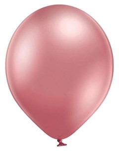 Шар латексный 14 хром Glossy розовый набор 50 шт Belbal