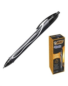 Ручка гелевая автоматическая Gelocity Quick Dry узел 0 7 мм линия 0 35 мм чернила черные Bic