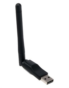 Адаптер Luazon USB Wi fi 150 Mbps с антенной однодиапазонный черный Luazon home