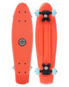 Скейтборд 56 х 15 см колеса PVC 50 мм пластиковая рама цвет оранжевый Onlitop