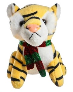 Мягкая игрушка Тигр в шарфе на присоске 11 см Nnb