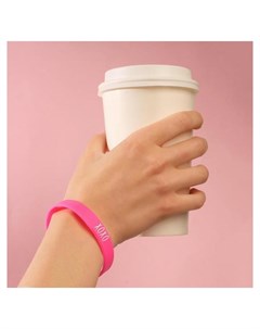 Силиконовый браслет Хохо женский цвет розовый 18 см Nnb