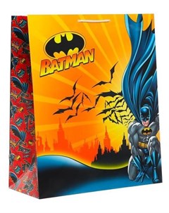 Пакет подарочный Batman 335х406х155 мм цвет красно жёлтый Nd play