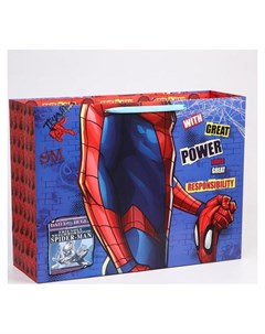 Пакет ламинат горизонтальный Spider man человек паук 61х46х20 см Marvel comics