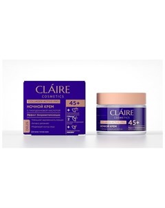 Ночной крем 45 Эффект биоревитализации Claire cosmetics