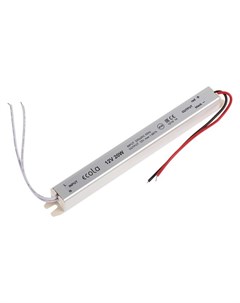 Блок питания для светодиодной ленты LED Strip Power Supply 20вт 12в длинный тонкий Ecola