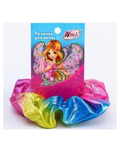 Резинка для волос блестящая цветная Winx
