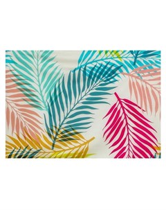 Фотофон полиэстер Разноцветные пальмовые листья 70х100 см Nnb