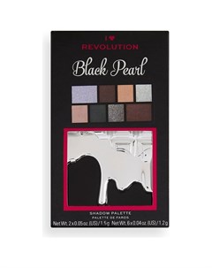 Палетка теней для век Mini Chocolate Eyeshadow Palette Black Pearl I heart revolution