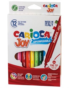 Фломастеры 12 цветов Joy Carioca