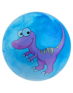 Мяч детский Динозаврики синий Zabiaka