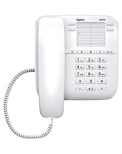 Телефон проводной Da410 белый Gigaset