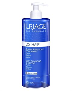 Шампунь для всех типов волос мягкий Балансирующий Soft Balancing Shampoo Объем 200 мл Uriage