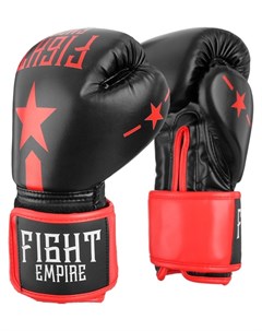 Перчатки боксёрские Fight Empire 10 унций цвет чёрный Кнр