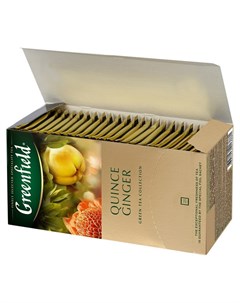 Чай Quince Ginger зел 25пак Greenfield