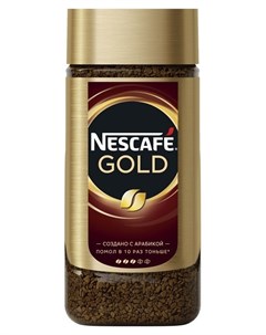 Кофе Gold раств субл 190г стекло Nescafe