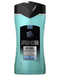 Гель для душа и шампунь 2в1 Морозный шалфей и мандарин Axe