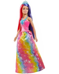 Кукла Dreamtopia Принцесса с длинными волосами Barbie