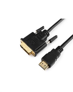 Аксессуар Cablexpert HDMI DVI 19M 19M Single Link 0 5m Black CC HDMI DVI 0 5M Gembird
