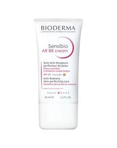 Защитный BB крем AR для кожи с покраснениями и розацеа 40 мл Sensibio Bioderma