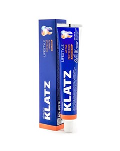Зубная паста Активная защита без фтора 75 мл Lifestyle Klatz