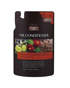 Кондиционер для сухих волос с 3 маслами оливковое камелии и масло арганы Deve Oil Conditioner Olive  Kumano cosmetics