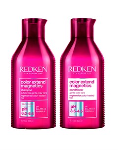 Набор Color Extend Magnetics для окрашенных волос Шампунь 300 мл Кондиционер 300 мл Уход за волосами Redken