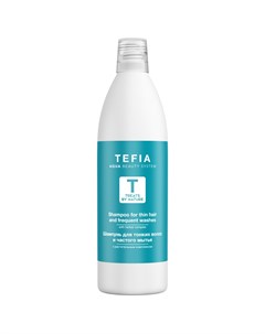 Шампунь для тонких волос и частого мытья с растительным комплексом SLS и SLES 1000 мл Treats by Natu Tefia
