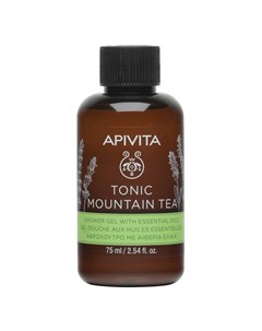 Гель для душа Горный чай с эфирными маслами 75 мл Body Apivita