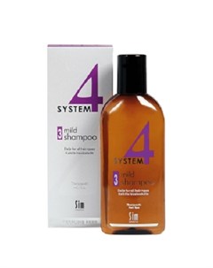 Шампунь терапевтический 3 для всех типов волос профилактического применения 215 мл System 4 Sim sensitive