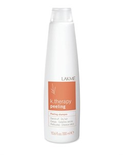 Peeling shampoo dandruff dry hair Шампунь против перхоти для сухих волос 300 мл K Therapy Lakme