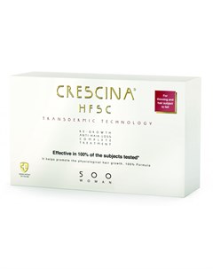 500 Комплекс Transdermic для женщин лосьон для возобновления роста волос 10 лосьон против выпадения  Crescina