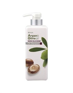 Бессиликоновый шампунь увлажняющий Beaua Argan and Olive Oil Non Silicone Shampoo 550 мл Шампуни для Kumano cosmetics