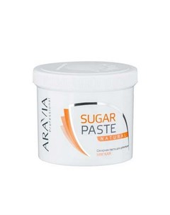 Паста сахарная для депиляции Натуральная мягкой консистенции 750 г Aravia professional
