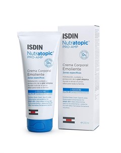 Смягчающий крем для тела для атопичной кожи Pro Amp crema corporal emoliente 200 мл Nutratopic Isdin