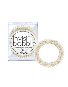 Резинка браслет для волос SLIM Stay Gold золото Slim Invisibobble