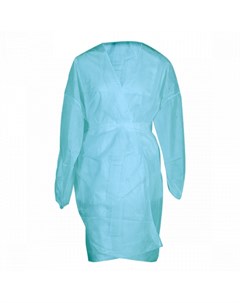 Халат Кимоно с рукавами голубой 5 шт Расходные материалы и одежда для процедур Чистовье