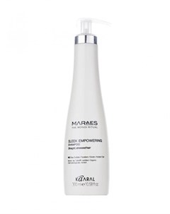 Восстанавливающий шампунь для прямых поврежденных волос Sleek Empowering Shampoo 300 мл Maraes Kaaral