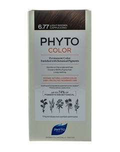Краска для волос светлый каштан капучино 1 шт Phytocolor Phytosolba