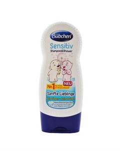 Шампунь для мытья волос и тела для детей с чувствительной кожей Ласковый и нежный 230 мл Для волос Bubchen