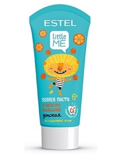 Детская зубная паста со вкусом апельсина 60 мл Little Me Estel professional