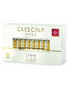 1300 Лосьон для возобновления роста волос у мужчин Transdermic Re Growth HFSC 20 Transdermic Crescina