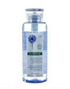 Мицеллярная вода для снятия макияжа с экстрактом василька 400 мл Klorane