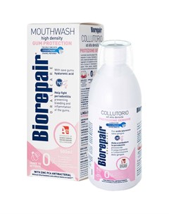 Ополаскиватель для полости рта Mouthwash Gum Protection Защита десен 500 мл Уход за зубами Biorepair