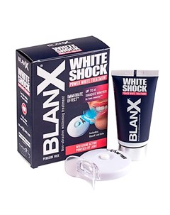 Зубная паста Отбеливающий уход световой активатор White Shock Treatment Led Bite 50 мл Специальный у Blanx