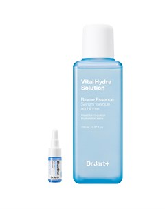 Интенсивная увлажняющая биом эссенция Biome Essence 150 мл Бустер Blue Shot 4 мл Vital Hydra Solutio Dr.jart+