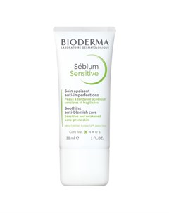 Увлажняющий успокаивающий крем для проблемной кожи Sensitive 30 мл Sebium Bioderma