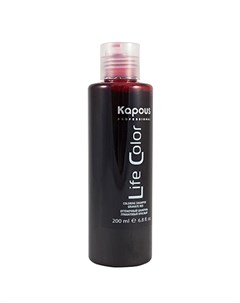 Оттеночный шампунь для волос Life Color Гранатовый красный 200 мл Kapous professional